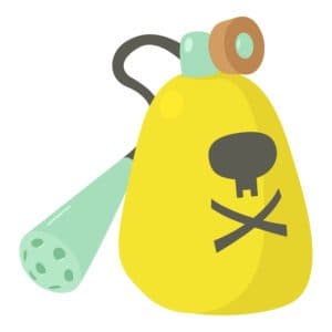 Icono de ilustración de dibujos animados del dispositivo de insecticida.